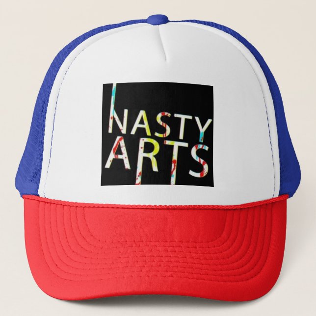 NASTY ARTS LOGO TRUCKER HAT (Front)