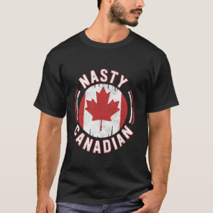 Nasty Canadian Funny Canada Maple Elbows Up T-Shirt