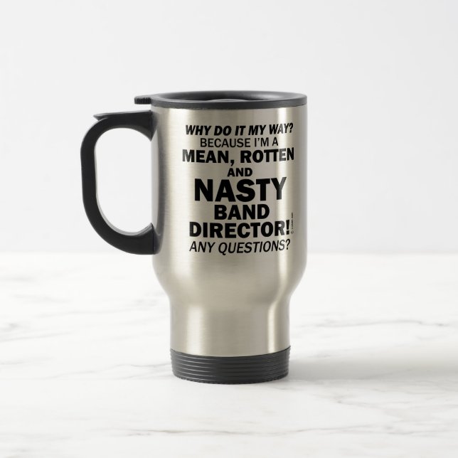 Nasty Handbell Director Travel Mug (Left)