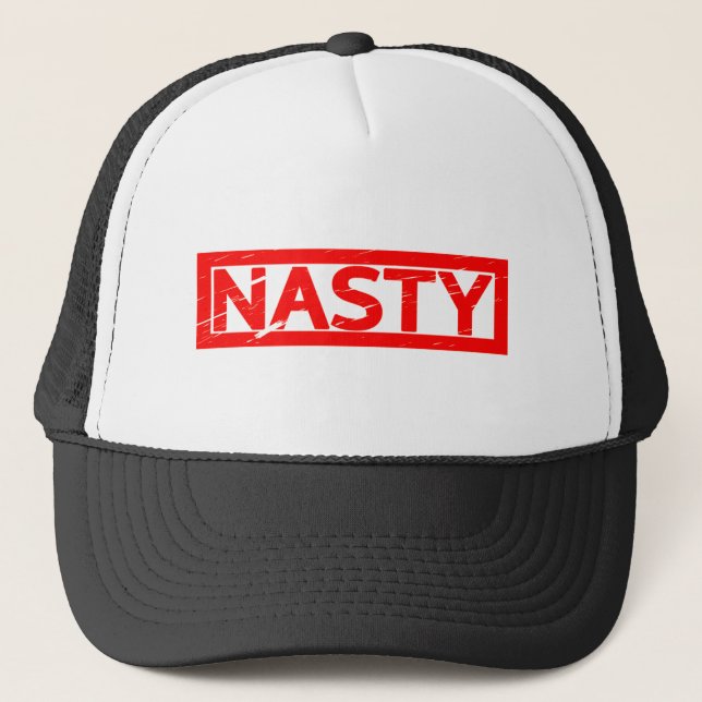 Nasty Stamp Trucker Hat (Front)