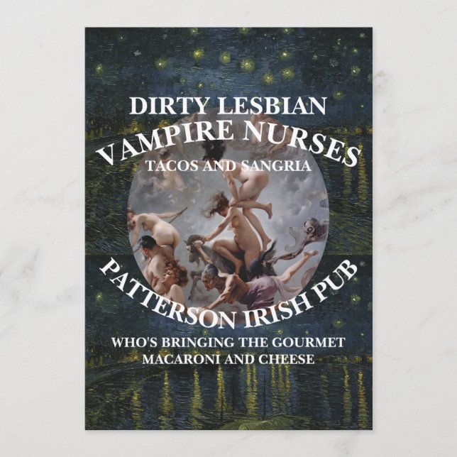 Nasty Travel Nurse 2026 2027 2028 2029x518 Holiday Card (Front)