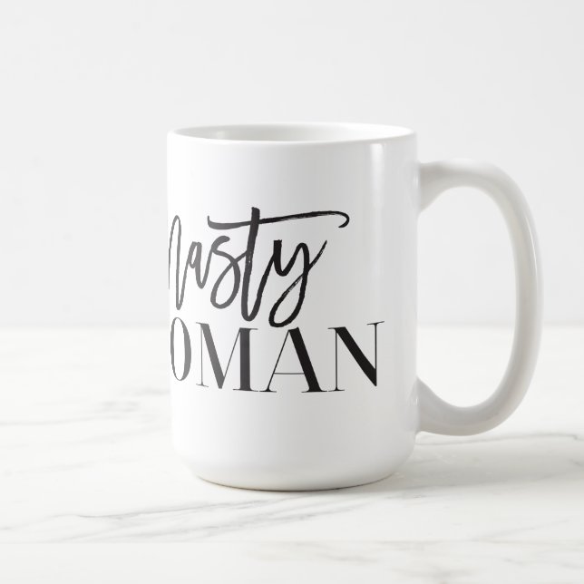 Nasty Woman Mug, Hillary Clinton, Election Coffee Mug (Right)