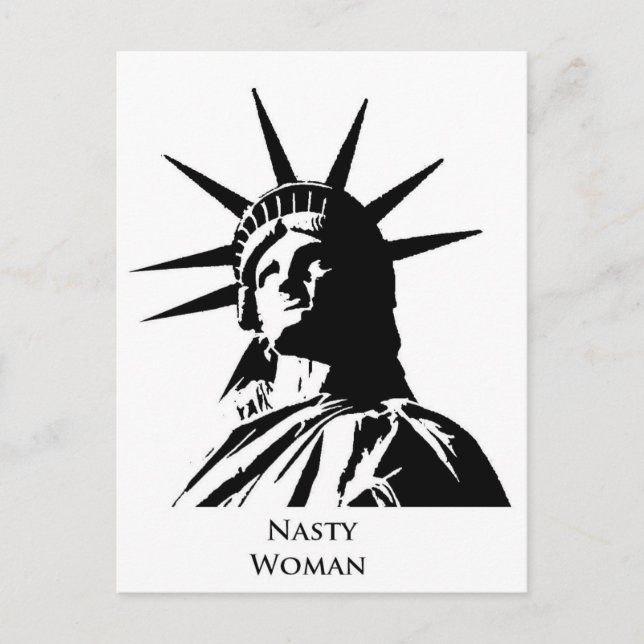 Nasty Woman Postcard (Front)