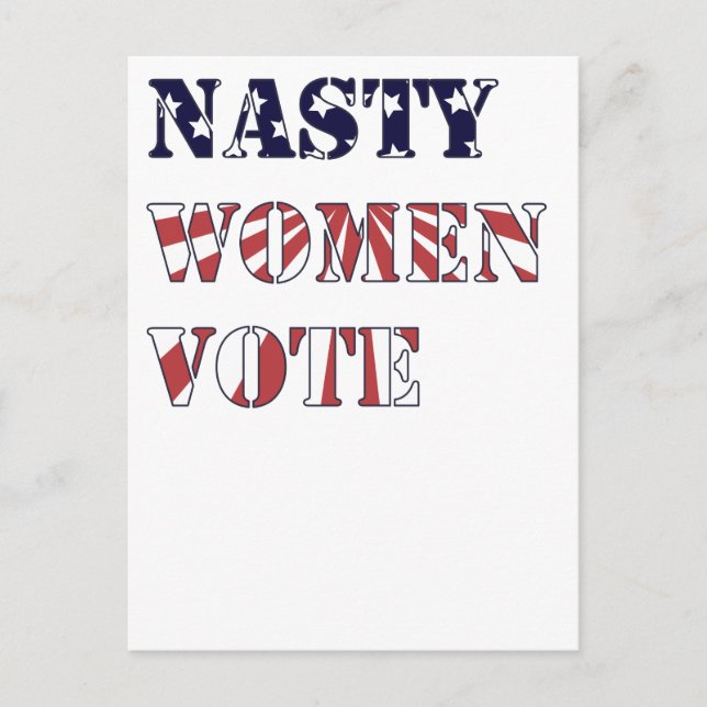 Nasty Women Vote Postcard (Front)