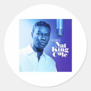 Nat King Cole Classic Round Sticker