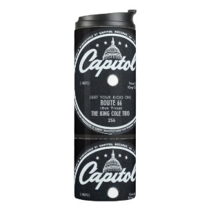 "Nat King Cole-Get your kicks-rt 66-" Thermal Tumbler