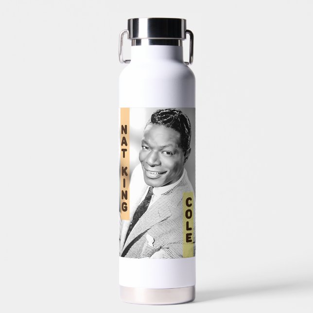 Nat King Cole Water Bottle (Front)