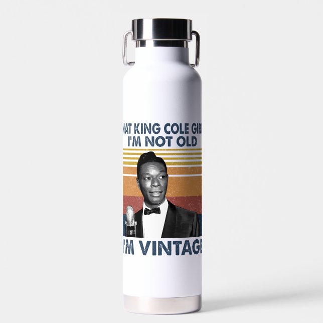 Nat King Cole Water Bottle (Front)