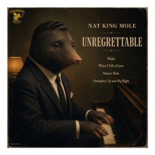 Nat King Mole: a Parody Poster
