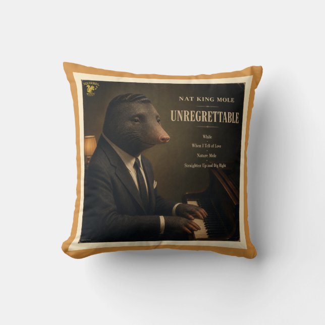 Nat King Mole Album: a Parody Cushion (Front)