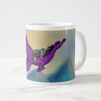 Nata and Meeka Take Flight Large Coffee Mug