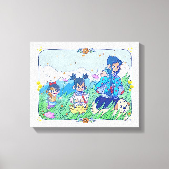 Natali Koromoto Canvas Print (Front)