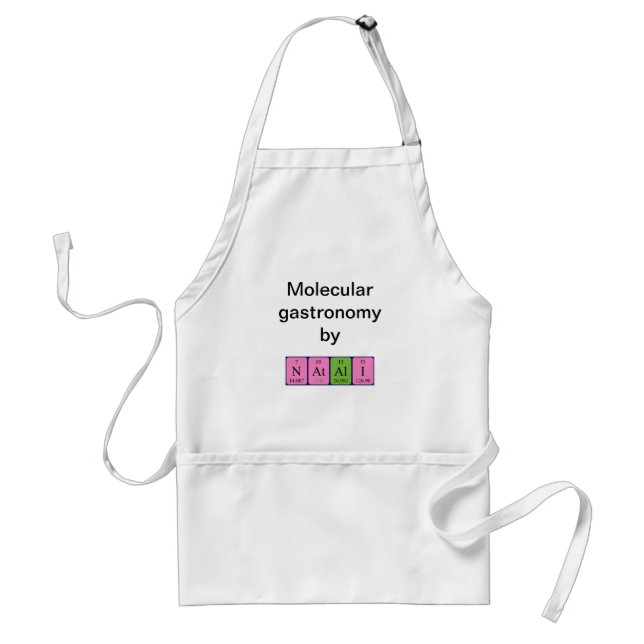 Natali periodic table name apron (Front)