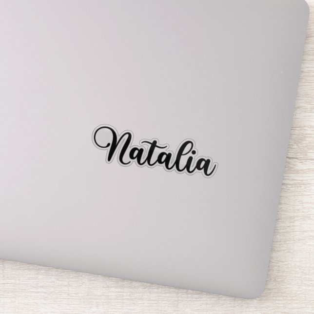 Natalia Name - Handwritten Calligraphy (Detail)
