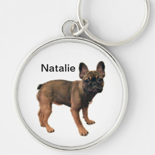 Natalie Fawn Coloured French Bulldog Puppy Key Ring
