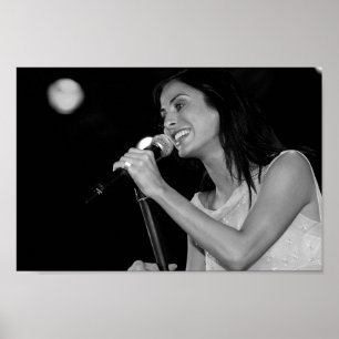 Natalie Imbruglia Performing Live In Concert Poster