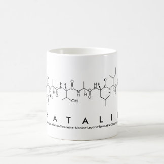 Natalie peptide name mug