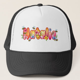 Natalie - personalised hats for her