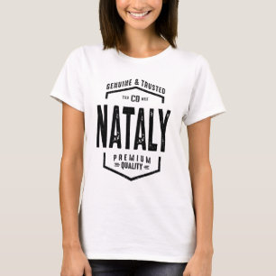 Nataly Personalised Name Birthday Gift T-Shirt