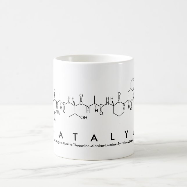 Natalya peptide name mug (Center)