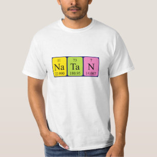 Natan periodic table name shirt
