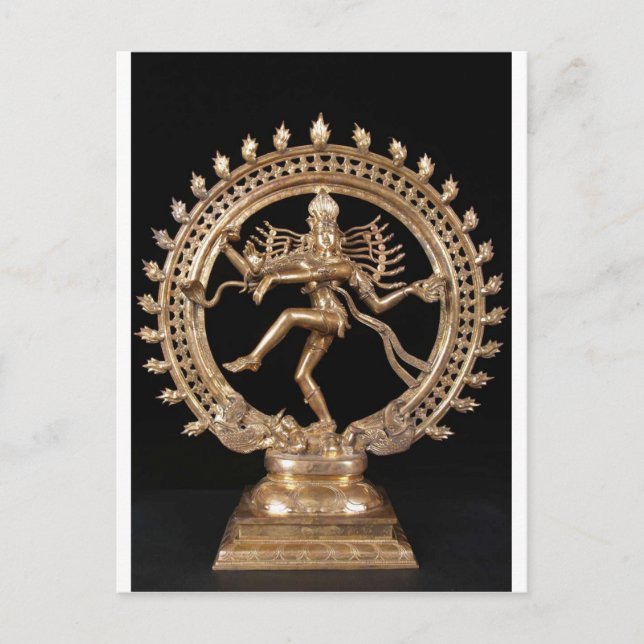 NATARAJ HINDU GOD POSTCARD (Front)