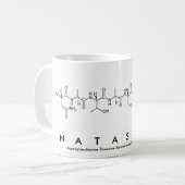 Natascha peptide name mug (Front Left)