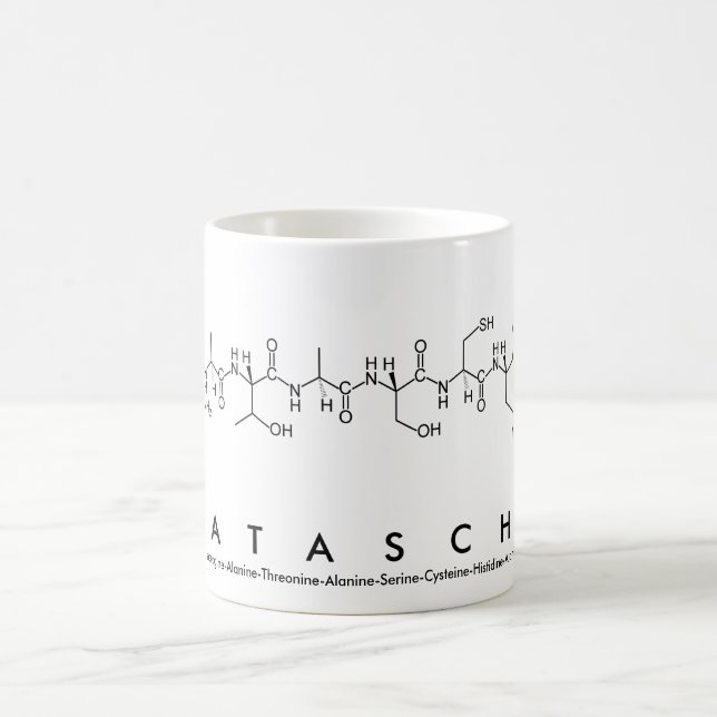 Natascha peptide name mug (Center)