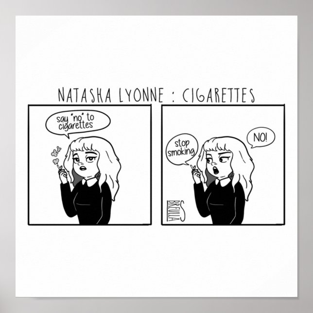 Natasha Lyonne smoking Poster (Front)