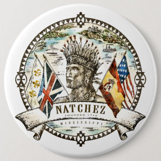 Natchez City Seal Button