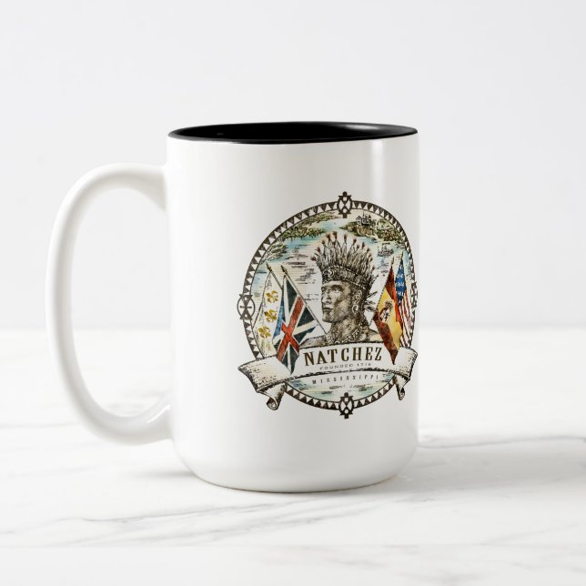 Natchez City Seal • Mug Colour Logo (Left)