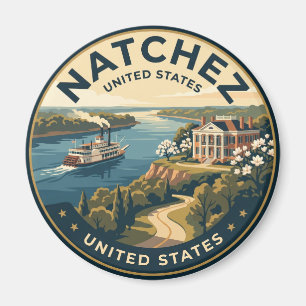 Natchez Mississippi Magnet