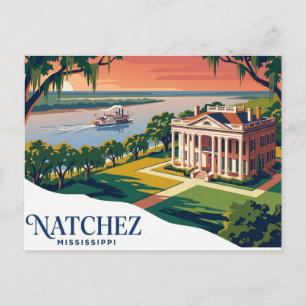 Natchez, Mississippi Mississippi Postcard