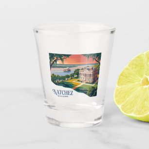 Natchez, Mississippi Mississippi Shot Glass