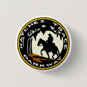 Natchez Trace Parkway 3 Cm Round Badge