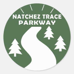 Natchez Trace Parkway Classic Round Sticker