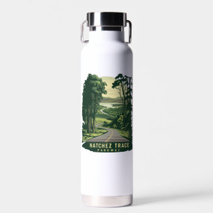 Natchez Trace Parkway Mississippi Forest Water Bottle