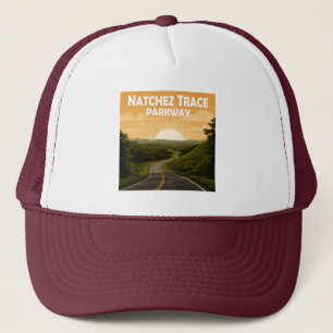 Natchez Trace Parkway Mississippi Landscape Trucker Hat