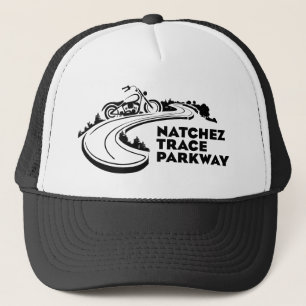 Natchez Trace Parkway Motorcycle Trucker Hat