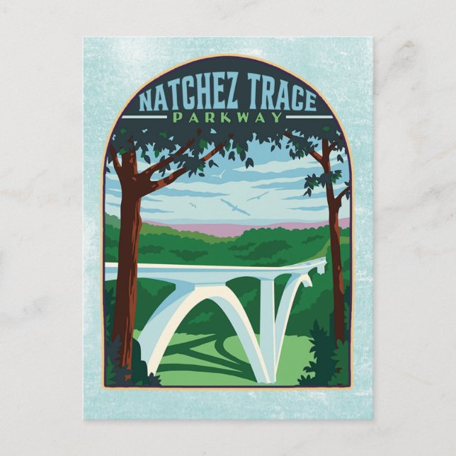 Natchez Trace Parkway Postcard (Front)