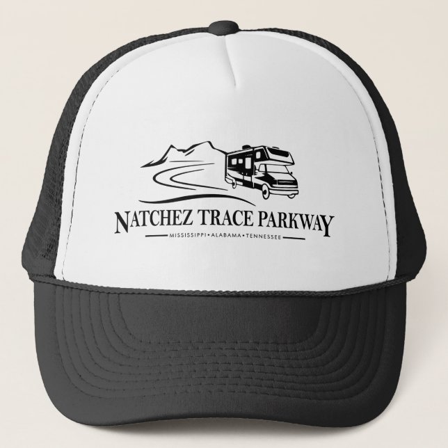 Natchez Trace Parkway Recreational Vehicle Trucker Hat (Front)