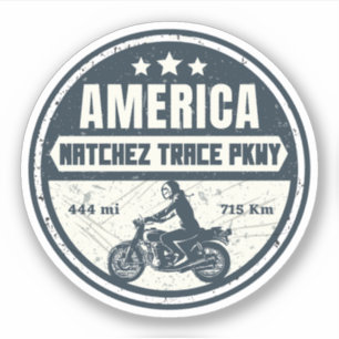 natchez trace road Mississippi Tennessee motorcycl