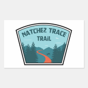 Natchez Trace Trail Rectangular Sticker