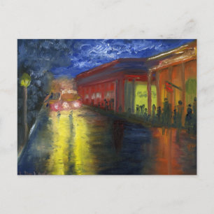 Natchitoches, Louisiana at Night Postcard