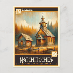 Natchitoches, Louisiana Vintage Postcard