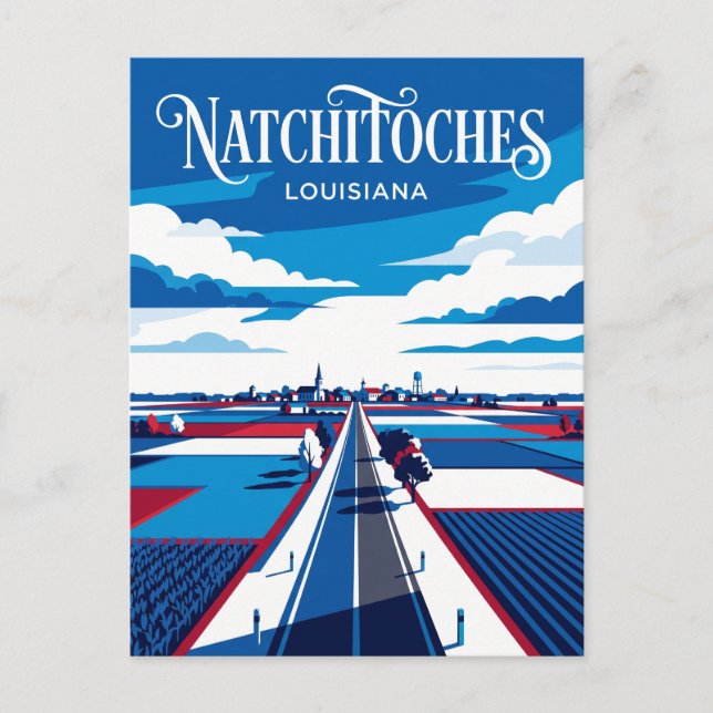 Natchitoches USA Postcard (Front)