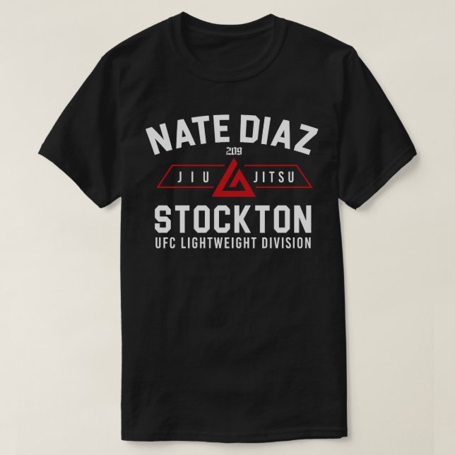 Nate Diaz Stockton TShirt (Design Front)