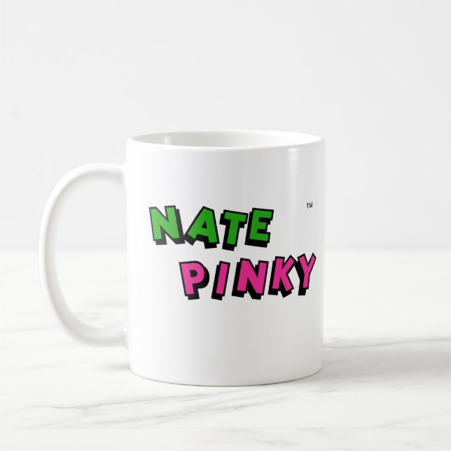 Nate Pinky Coffee Mug (Left)