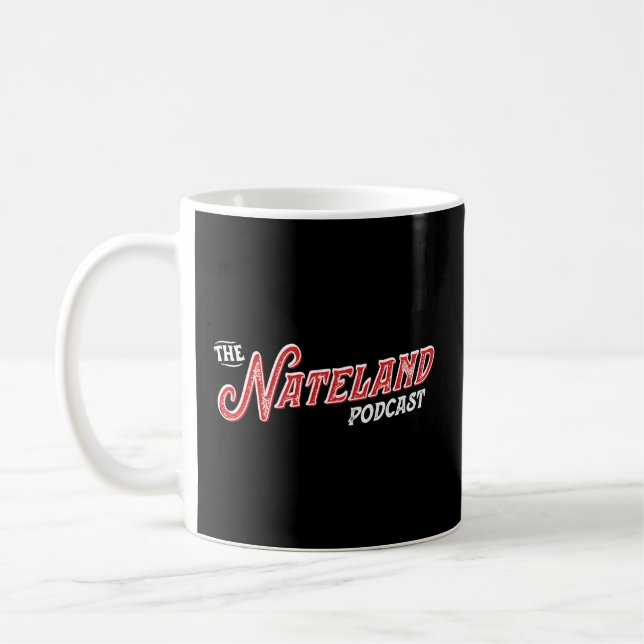 Nateland Podcast Dk Coffee Mug (Left)