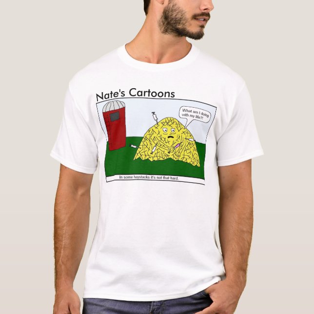Nate's Cartoons Haystack Shirt (Front)